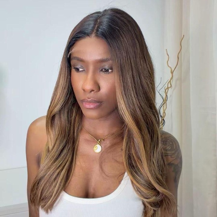 Peluca de pelo natural - Celine