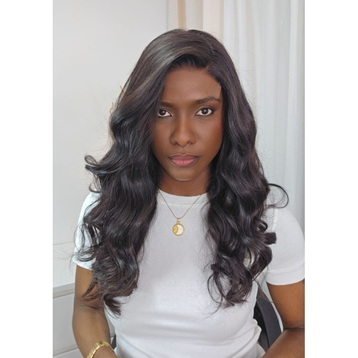 Peluca de pelo natural SELENA